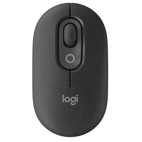 Миша бездротова Logitech Pop Mouse with Emoji Graphite (910-007412) Темно-сірий Харків