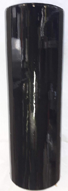 Стрейч-плёнка чёрная 0.800 грамм(вес со втулкой) 200м* 25 см*19мкм Павлоград - изображение 1