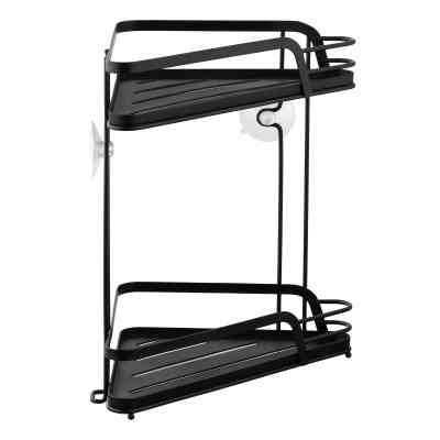 Полка в ванную Ardesto Vigor 2-ярусная угловая Черная (ARHK4503PB) Винница