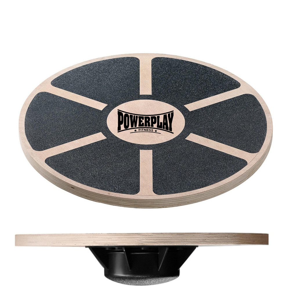 Балансувальна платформа PowerPlay PP_4417 кругла, дерев'яна Київ - фото 1