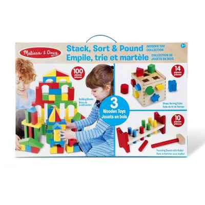 Развивающая игрушка Melissa&Doug МЕГА-набор Кубики/Сортер/Стучалка (MD93685) Винница