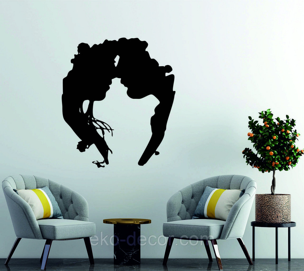 Декоративне настінне 3D Панно «Силует пари», Декор на стіну з об'ємом Київ - фото 2