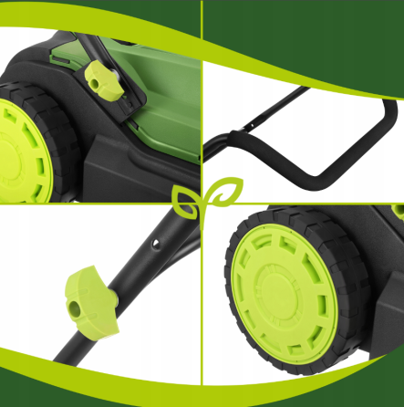 Ручная подметальная машина для листьев и мусора 3 щетки с баком 24 л Nexo Gardlov (27465) Нововолынск