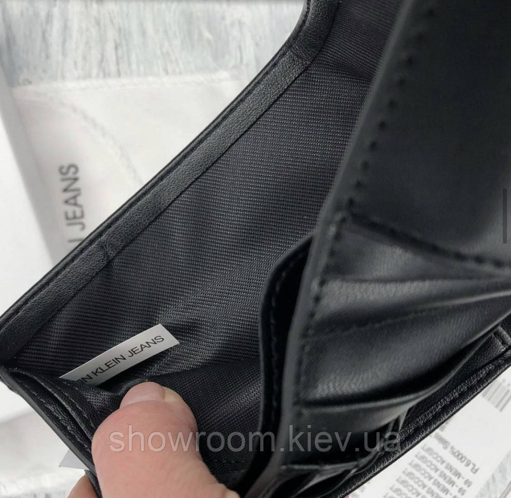 Мужское брендовое портмоне (1341) с монетницей Киев - изображение 5