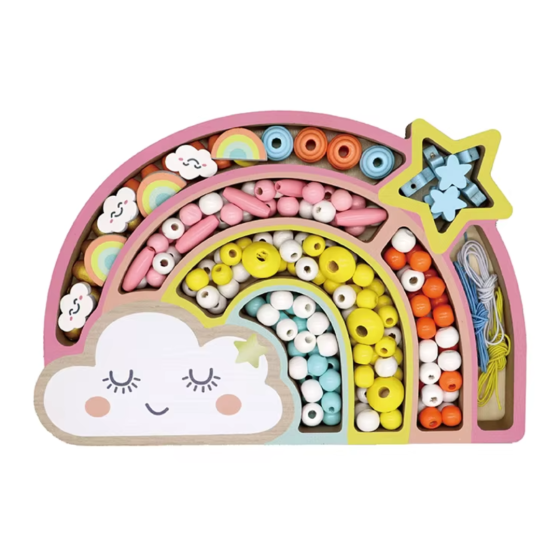 Набір для творчості та створення браслетів, прикрас з намистин дитячий "Хмара" подарунок для дівчаток 6-12 років Кам'янець-Подільський