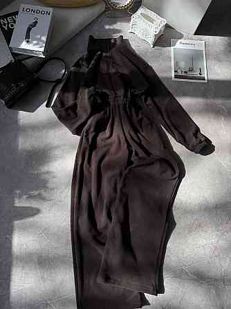 Женский теплый комбинезон из двухстороннего флиса. Шоколад, 42/44 Одесса