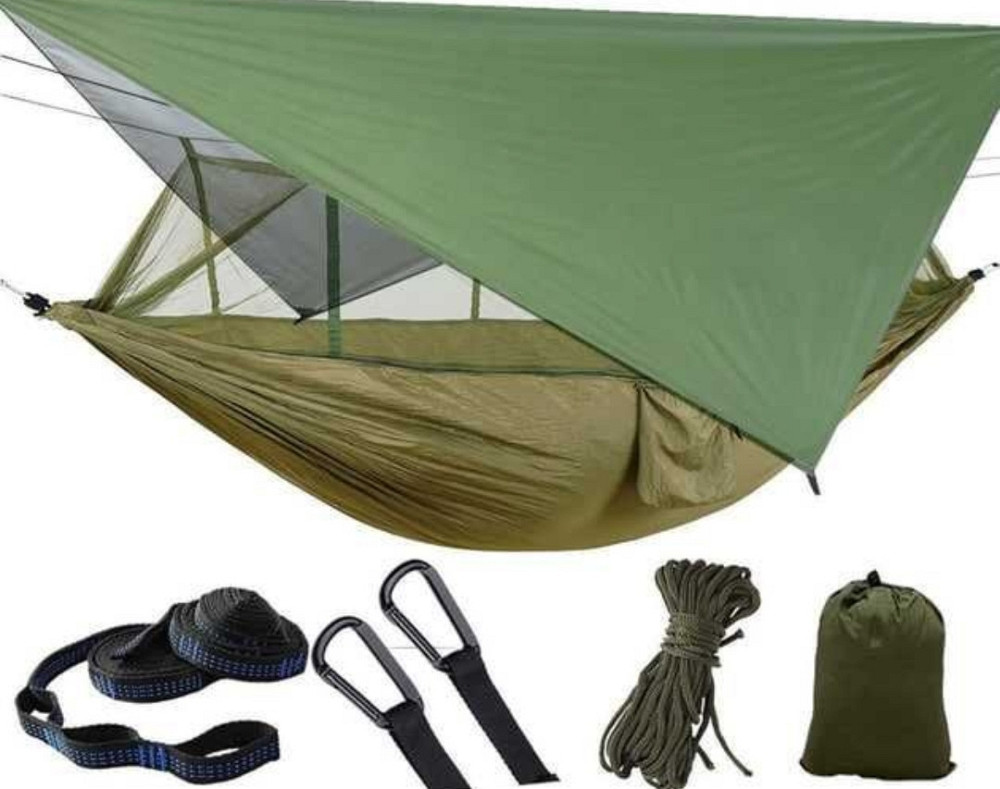 Гамак із москітною сіткою та тентом/ Турістичний гамак. Харків - фото 8