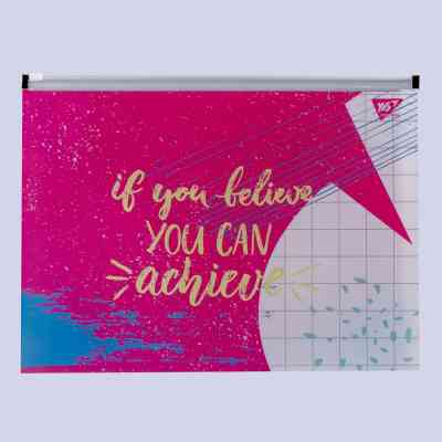 Папка - конверт Yes на молнии А4 Hotch Potch (491758) Винница