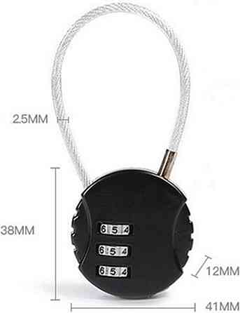 Міні кодовий замок із 3‑х цифр Луцк