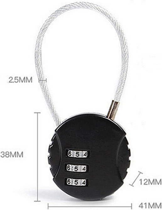 Міні кодовий замок із 3‑х цифр Луцк - изображение 2