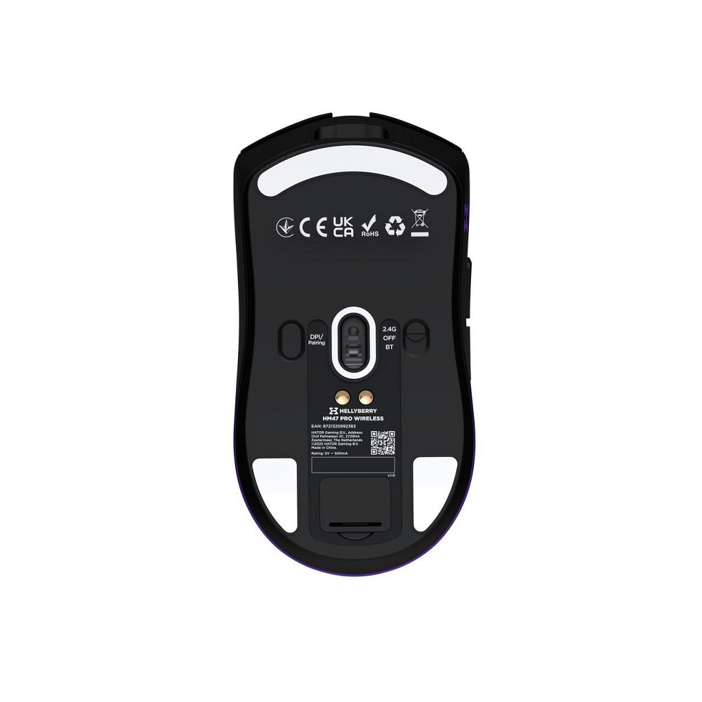 Миша бездротова Hator Hellyberry HM47 Pro Wireless Black/Violet Gradient (HM47PRO_black_violet) ( 22190 ) Харьков - изображение 7
