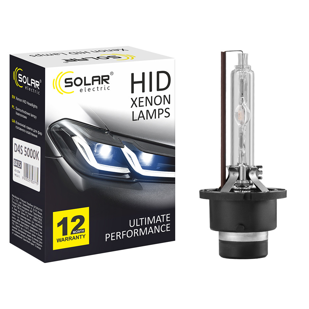 Ксенонова лампа Solar D4S 5000K, 42V, 35W PK32d-5, 2шт Львів - фото 1