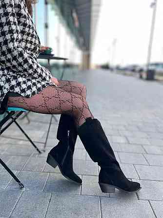 Edan Instruments Чоботи жіночі EDAN K/B чорні (осінь-весна, замша натуральна) (6061) Коломия