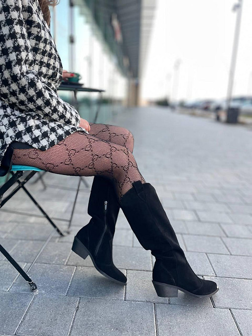 Edan Instruments Чоботи жіночі EDAN K/B чорні (осінь-весна, замша натуральна) (6061) Коломия - фото 5