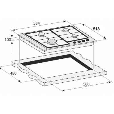 Варочна поверхня PRIME Technics PGH 50053 FGBIXC Вінниця