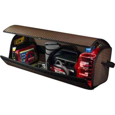 Сумка-органайзер EVAtech XL-PRO 32x100x30 см. Ромб коричневий з чорним кантом (BS13643OX3RZB) Вінниця