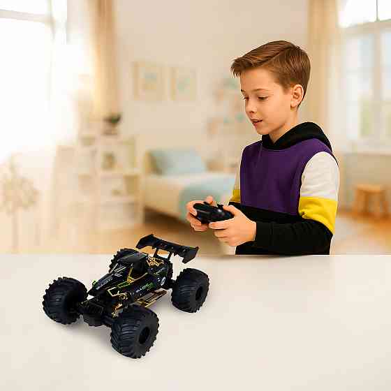 Автомобіль Off-road на р/к – High Speed (чорний, метал. корпус, 1:14) Дніпро