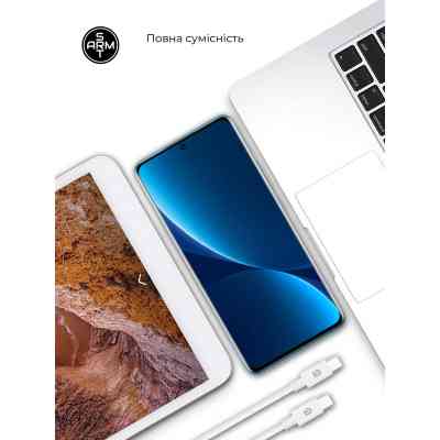 Зарядное устройство Armorstandart AR-TA800W USB-C 25W White + cable USB-C to USB-C (ARM63804) Винница