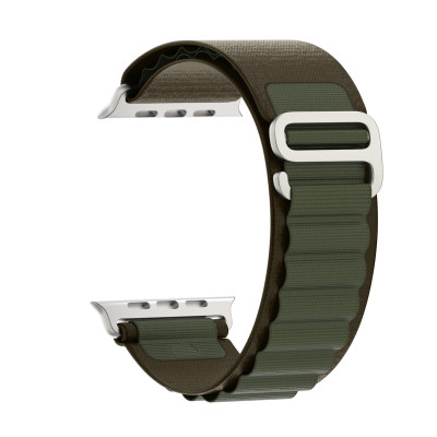 Ремешок для смарт-часов Armorstandart Alpina Band для Apple Watch 49/46/45/44/42 (Series 1-3) Olive (ARM81045) Винница - изображение 1