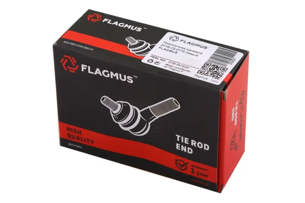 Наконечник рульової тяги 2110 Flagmus лівий з кріпежем Вінниця - фото 2