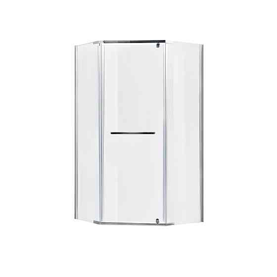Душова кабіна Lidz Dozorca SC90x90.CRM.LOW.TR, скло прозоре 6 мм без піддона Київ