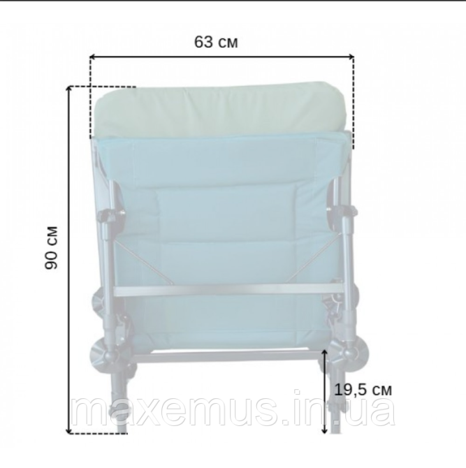 Рыбацкое кресло-шезлонг Bonro B20 раскладной стул для рыбалки и отдыха зеленое Мостиська - фото 12