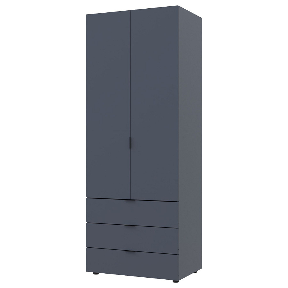 Шкаф распашной для одежды Doros Гелар 77,5х49,5х203,4 см Графит (DRS-011107) Днепр - изображение 4