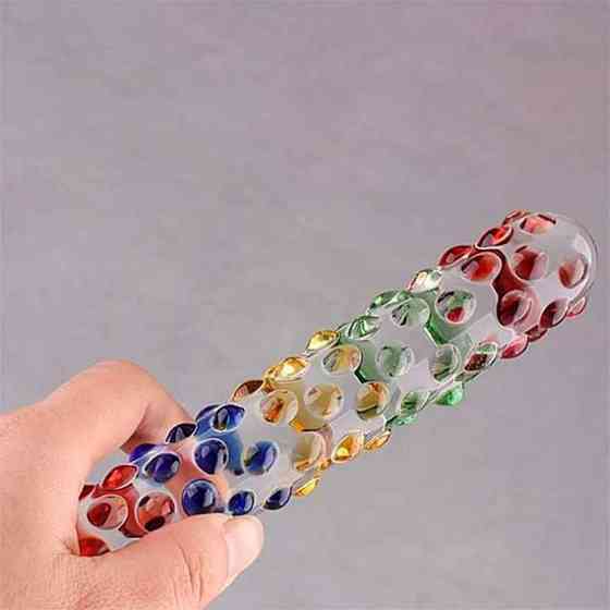 Скляний анально-вагінальний фалоімітатор Вінниця