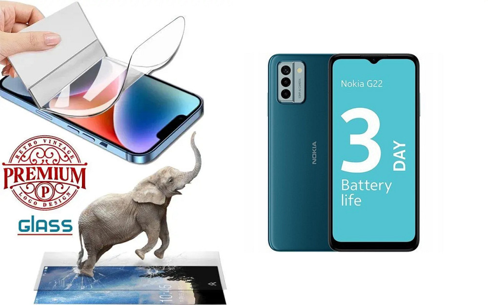 Полиуретановая пленка Nokia G22, Premium, толщина 0,2 мм Киев - изображение 1