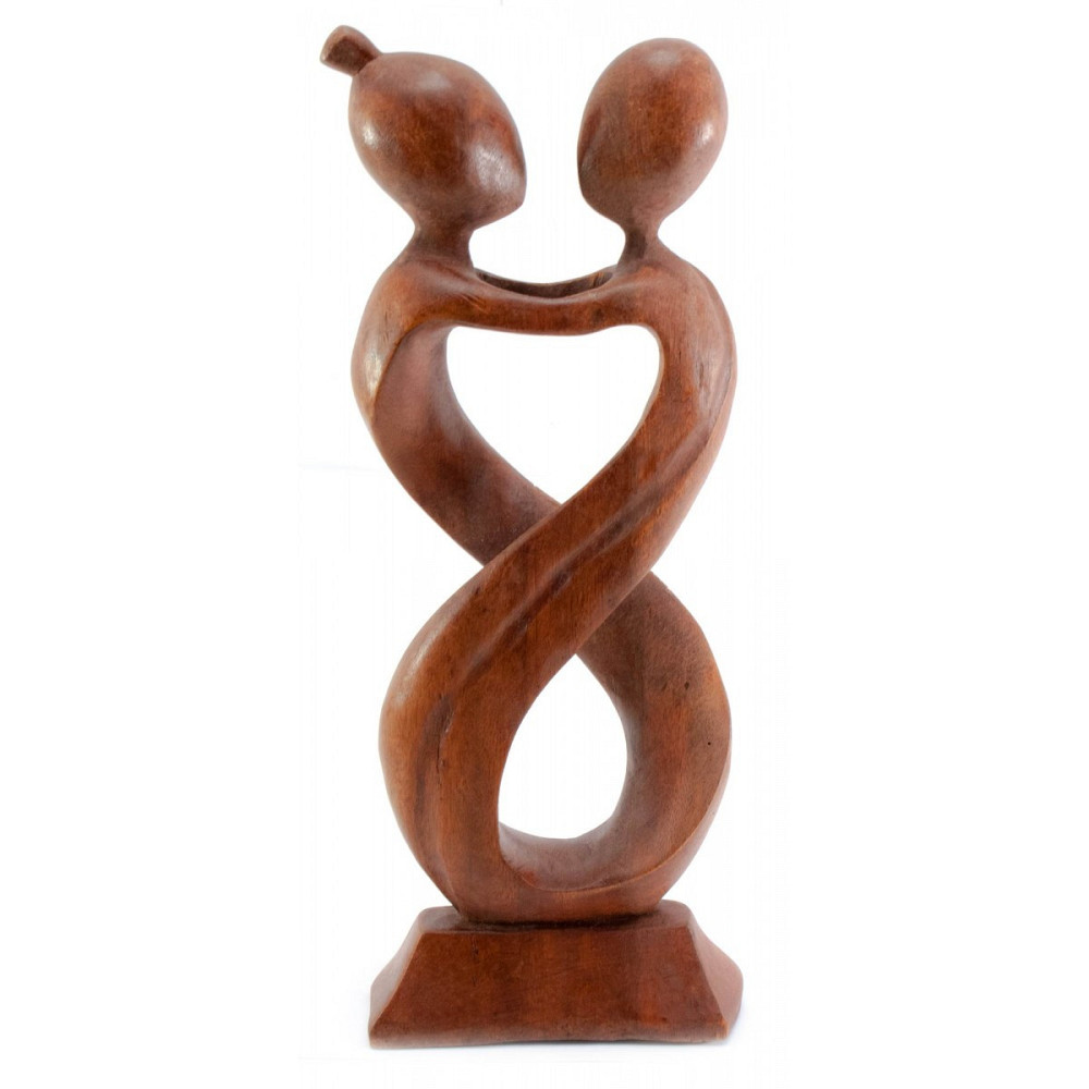 Фігурка дерев'яна Закохані Київ - фото 1