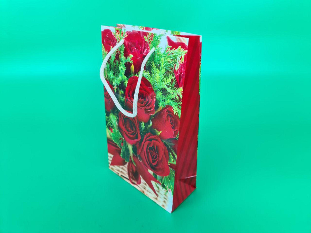 Паперовий пакет подарунковий Середній 17/26/8 (артSV-127) (12 шт.) Харків - фото 1