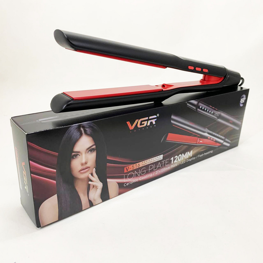 Випрямляч для волосся для створення гофре, Ергономічна праска-випрямляч Випрямляч волосся паровий OW-65 Івано-Франківськ - фото 7