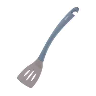 Лопатка кухонная Ardesto Gemini з прорізами 35 см сіро-синій (AR2178B) Винница