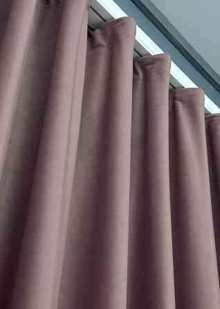 Шторная ткань бархат, высота 3м цвет пудровый 1556ш Киев