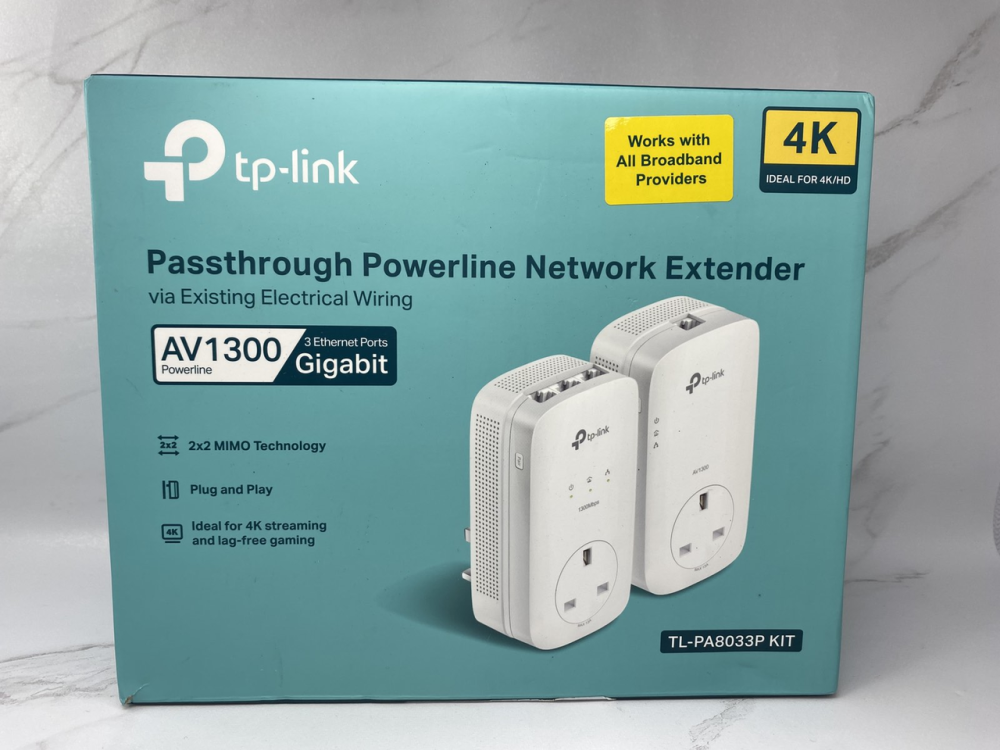 Б/В Комплект гігабітних адаптерів TP-Link Powerline AV1300 з розеткою (TL-PA8030P KIT) Київ - фото 8