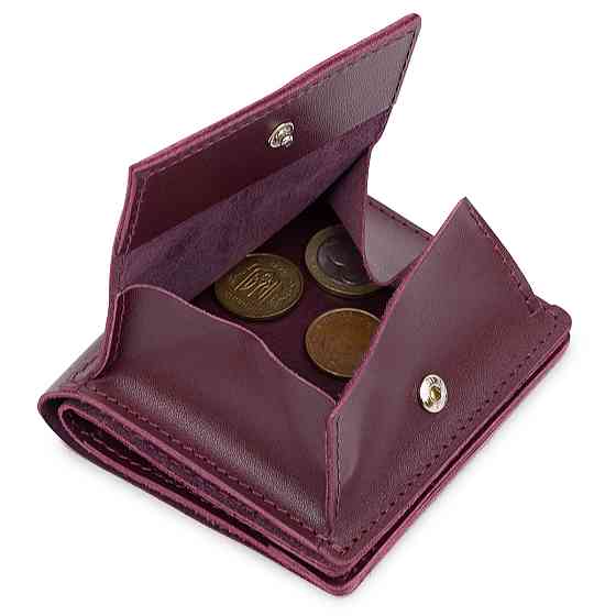 Шкіряне жіноче портмоне GRANDE PELLE 11518 Бордовий Київ