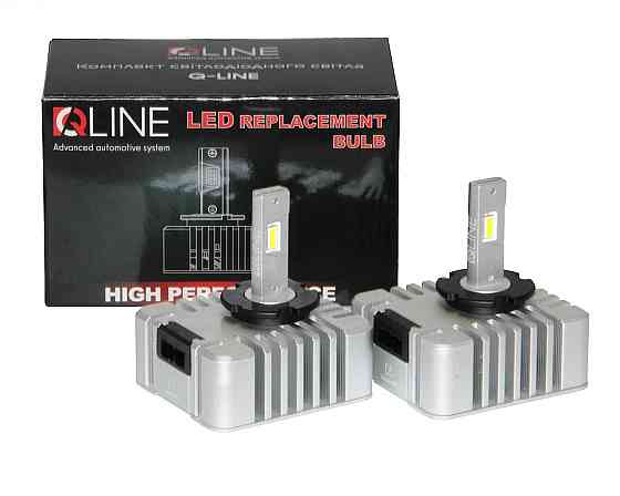 Комплект светодиодных ламп Qline Ultra D5S 65W 6000K (2шт) Харьков