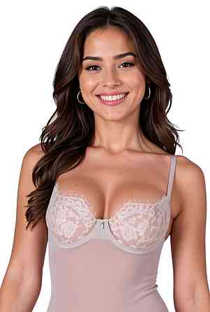Боді Passion ZOVEL BODY light grey L Sex Aura Київ