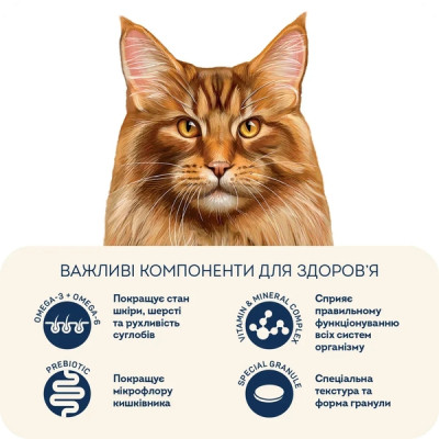 Сухий корм для кішок Home Food For large breeds з телятиною, лососем та в’яленими томатами 1.6 кг (4820235021184) Вінниця - фото 10