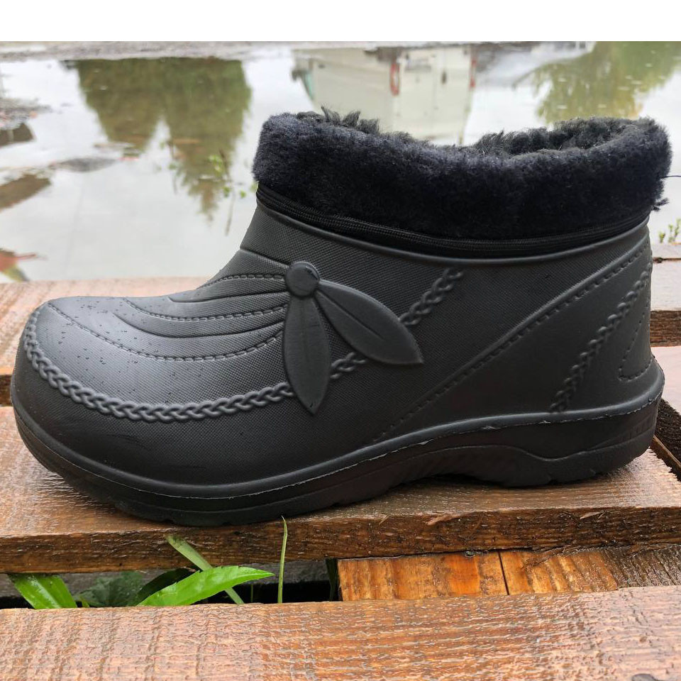 Женские валенки на подошве 38р, Женские дутики из текстиля Домашние чуни CH-99 Львов - изображение 2