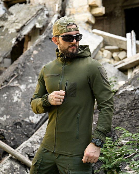 Облегченная тактическая куртка Cambodia олива ДЛ6232 Одесса - изображение 2