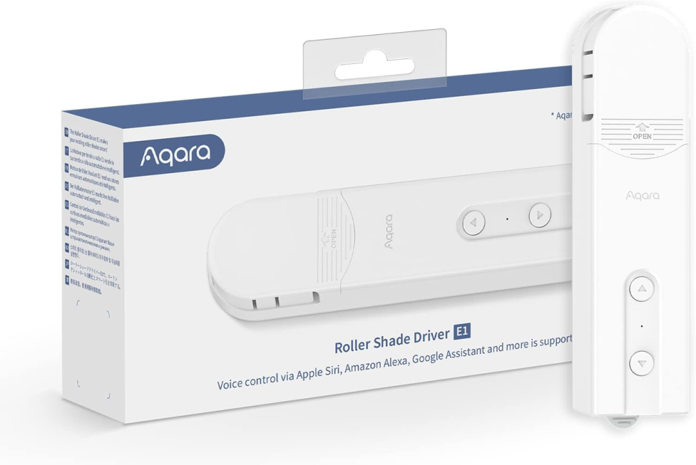 Привід для рулонних штор Aqara Roller Shade Driver E1, Zigbee 3.0, автоматизація, голосове керування, USB-C Київ - фото 2