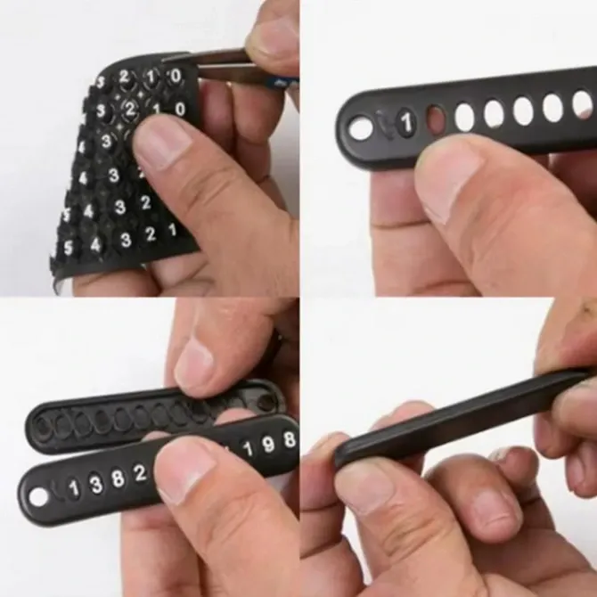 Брелок для ключів з номером телефону Київ - фото 7