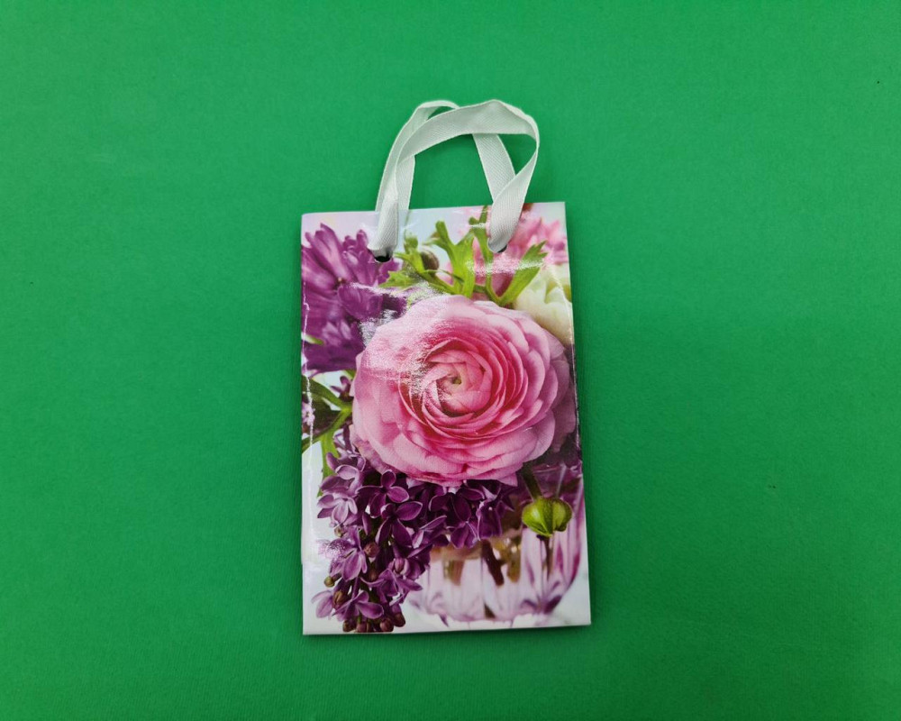 Пакет паперовий подарунковийМІНІ 8*12*3.5 арт08 (12 шт.) Харків - фото 2