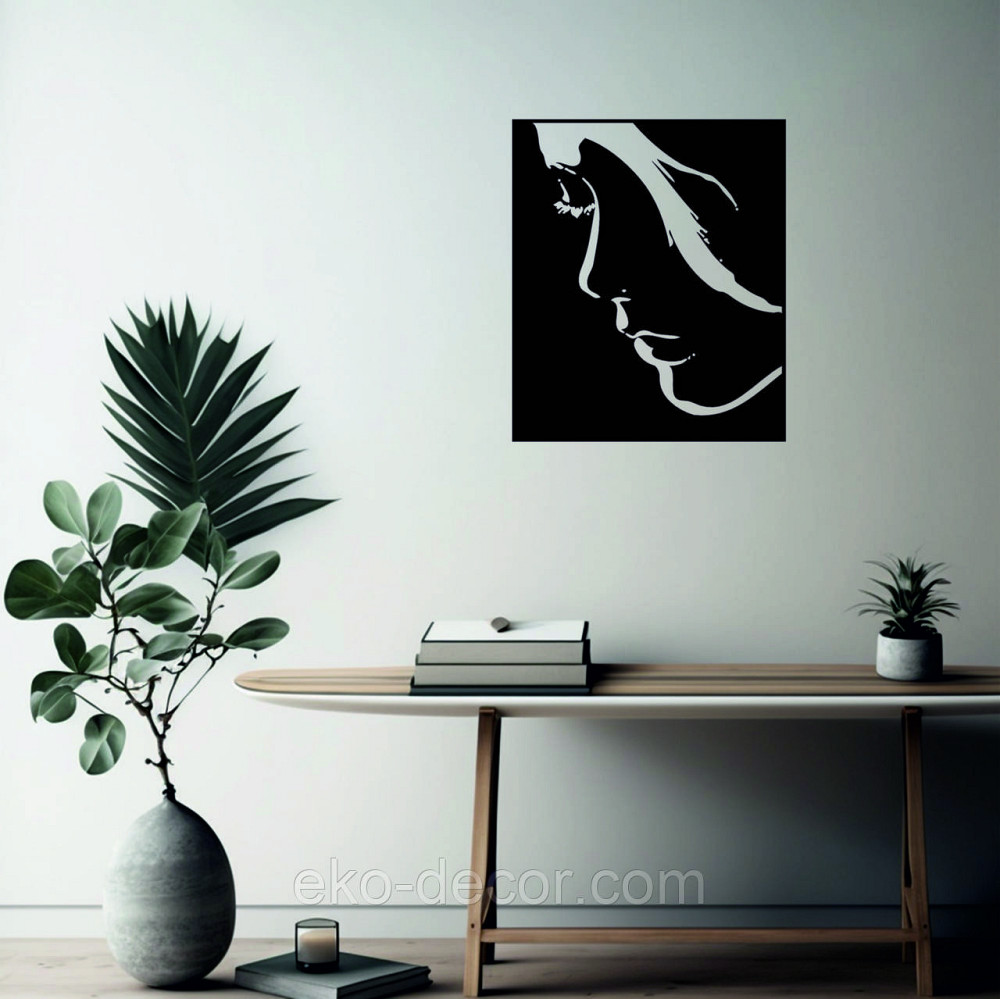 Декоративное настенное Панно «Женский Образ», Декор на стену 70*59 см, Черный Киев - изображение 9