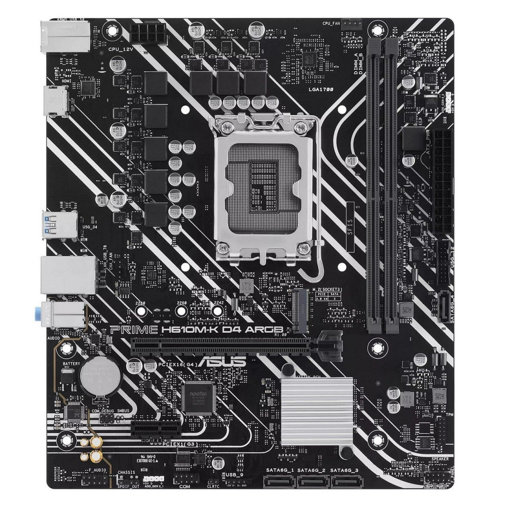 Материнська плата Asus Prime H610M-K D4 ARGB Socket 1700 ( 11427 ) Харьков - изображение 1