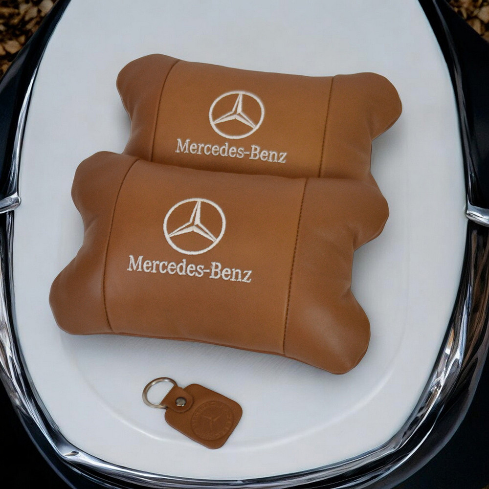 Авто подушка під шию Mercedes-Benz Мерседес, Подушка підголівник в подарунок для голови в авто ZR-20 Львів - фото 18