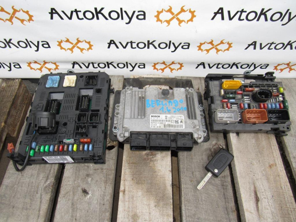Блок керування двигуном Citroen Berlingo 1.6 hdi 2008-2015 (0281013871) Ковель - изображение 2