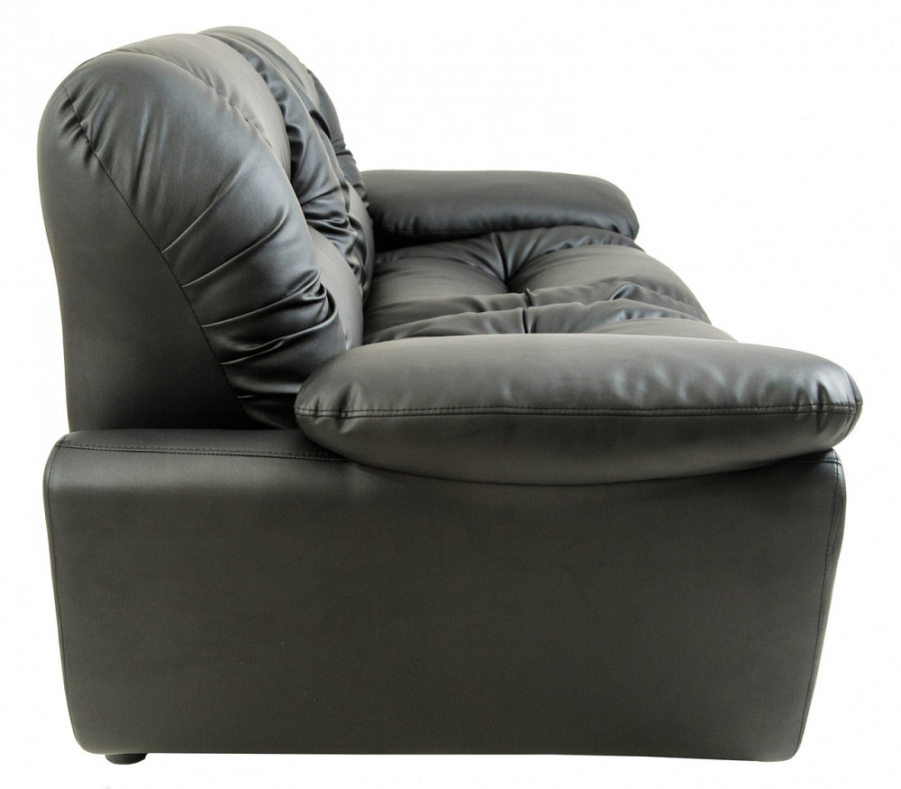 Диван Flay Vizit двойка с подлокотниками 870х2100х850 Черный Киев - изображение 3