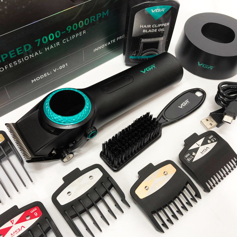 Електромашинка для стрижки, Перезаряджається набір для стрижки волосся, Хороший бездротовий тример EW-64 Київ - фото 20